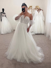 Sparkly Glitter Tulle Western Wedding Dress | Custom Maxi Beaded Corset Gown | Gorgeous V-Neck Fairytale Dress