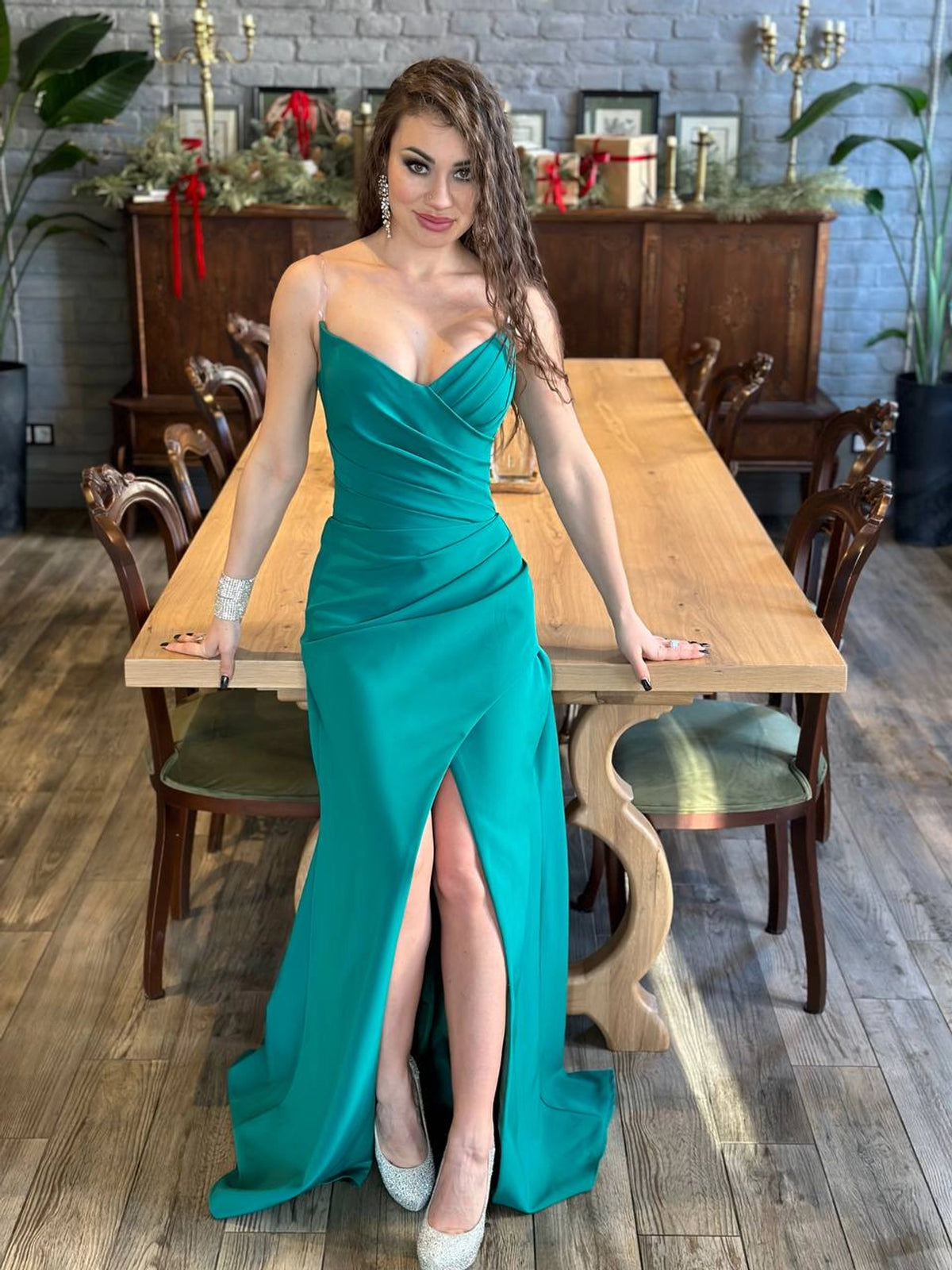 Satin Multiway Bridesmaid Dress | Infinity Silk Bridesmaid Gown | Long Formal Evening Dress