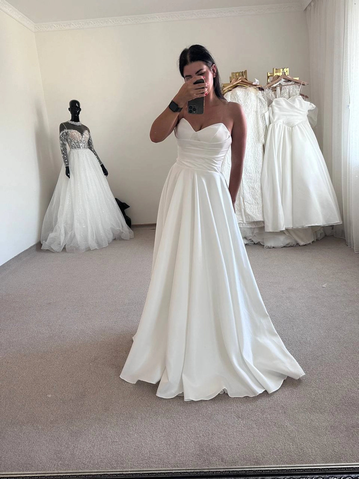 Ivory Wedding Dress | Classic Vintage Bride Gown | Elegant Romantic Bridal Dress